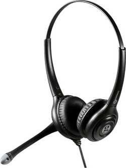 Geemarc Telecom CLA3 On Ear Ακουστικά Υπολογιστή με Μικρόφωνο & USB-A