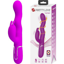Pretty Love Laursen Vibrator Δονητής Rabbit Μωβ
