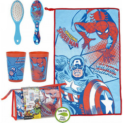 Cerda Avengers 2500002857 Παιδικό Νεσεσέρ Ταξιδίου 23x8x15cm Γαλάζιο