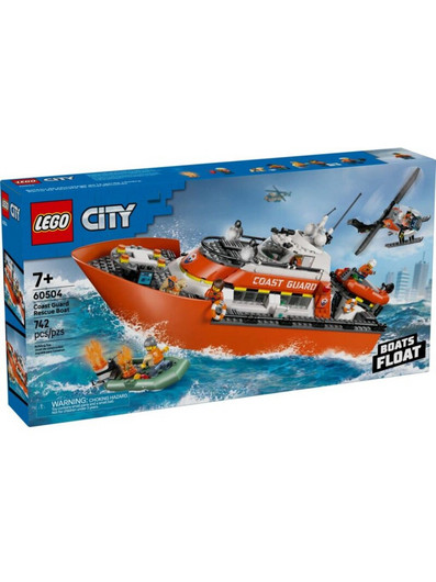 Lego City Coast Guard Rescue Boat & Helicopter για 7+ Ετών 60504