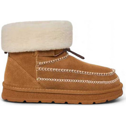 Funky Buddha Γυναικεία Μποτάκια Πλατφόρμα Suede Ταμπά με Γούνα FBL012-117-08