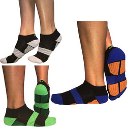 Dimisocks Endurance 3.0 (R) Ανδρικές Κάλτσες Κοντές με Σχέδια Μαύρες 3Pack 3131