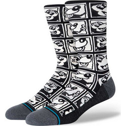Stance 1985 Haring Ανδρικές Κάλτσες Ψηλές με Σχέδια Μαύρες Λιλά A545D20HAR-BLK