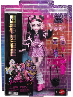 Mattel Monster High Draculaura with Bow Dress & Pet Bat
