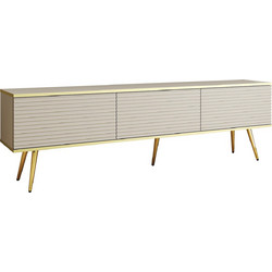LH-homefurniture Έπιπλο Τηλεόρασης Ξύλινο Μ175xΠ32xΥ30cm OROMDF POROBTVBZMDFGL