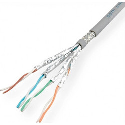 Roline S/FTP Cat.7 Καλώδιο Δικτύου Ethernet 300m Grey 21.15.0004
