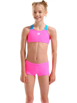 Arena Αθλητικό Παιδικό Μαγιό Bikini Set για Κορίτσι Φούξια Τιρκουάζ 010573-980