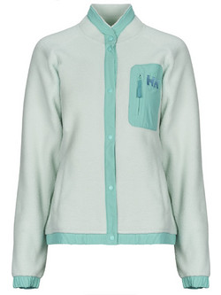 Helly Hansen Γυναικεία Ζακέτα Φούτερ Μακριά με Κουμπιά Τιρκουάζ 63372-403