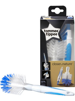 Tommee Tippee Close To Nature Βούρτσα Καθαρισμού Μπιμπερό Μπλε