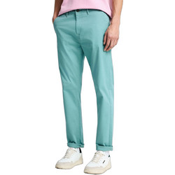 Funky Buddha The Essentials Ανδρικό Παντελόνι Chino Ελαστικό Κανονική Εφαρμογή Τιρκουάζ FBM013-001-02
