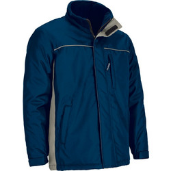 Valento Ανδρικό Μπουφάν Χειμωνιάτικο Puffer Navy Μπλε Γκρι PKVATHUMB20