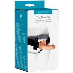 Me You Us the Extender Harness Strap On με Dildo 16cm & Δόνηση Flesh