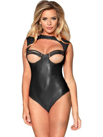 Subblime Sexy Κορμάκι String Μαύρο D-220737