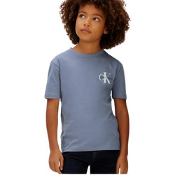 Calvin Klein Παιδικό T-Shirt Κοντομάνικο Γαλάζιο LV1CKSJA32-CGH