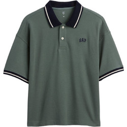 Gap Παιδικό Polo Κοντομάνικο Χακί 887102002