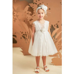 Baby Bloom Βαπτιστικό Φόρεμα 2τμχ 126-125