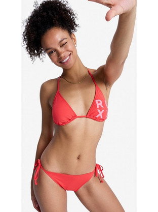 Roxy Bikini Set Τριγωνάκι Κόκκινο ERJX203595