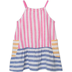 Boboli Παιδικό Φόρεμα Ροζ Μπλε 343033-9811