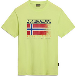 Napapijri S-KREIS Ανδρικό Αθλητικό T-Shirt Lime NP0A4HQR-Y1I