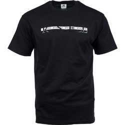 Russell Athletic Ανδρικό Αθλητικό T-Shirt Μαύρο A26-015-1-099