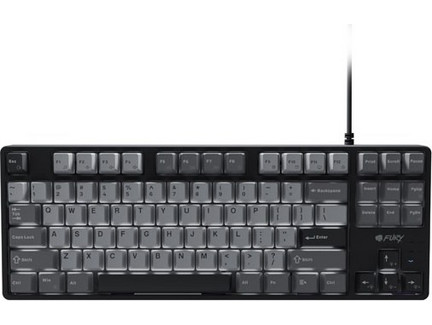 Fury Kanabo K2 Μηχανικό Gaming Πληκτρολόγιο TenKeyLess με Custom Red Διακόπτες Black