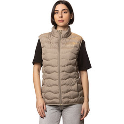 EA7 Αμάνικο Γυναικείο Μπουφάν Puffer Μακρύ Καφέ 8NTQ08TNF8Z-U6167