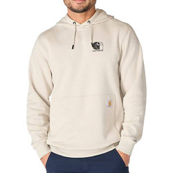 Carhartt Ανδρικό Φούτερ με Κουκούλα & Τσέπες Μπεζ 107064-EC0