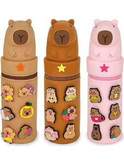 Lebez Capybara Joy Pins Κασετίνα Βαρελάκι Πολύχρωμη Διάφορα Σχέδια 14282191