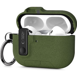 Tech-Protect Slim Hook Θήκη PC με Γάντζο για Apple AirPods Pro 3 Πράσινη