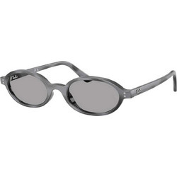 Ray-Ban RB4472 685480 Γυναικεία Γυαλιά Ηλίου Οβάλ Κοκάλινα Μαύρα με Γκρι Φακό