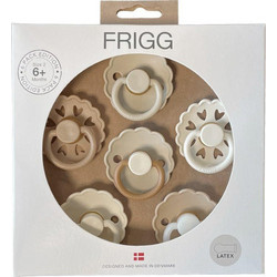 Frigg Πιπίλες Καουτσούκ 6-18m Cinnamon Charm 6τμχ