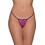 Milena By Paris Γυναικείο Sexy String με Δαντέλα Φούξια 6953