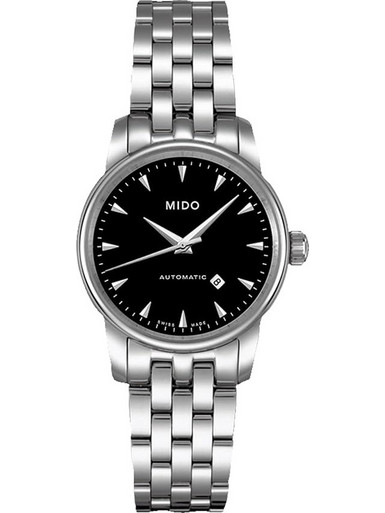 Mido Baroncelli Jubilee Γυναικείο Ρολόι Αυτόματο με Ασημί Μεταλλικό Μπρασελέ M76004181