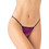 Milena By Paris Γυναικείο Sexy String Μωβ 6669