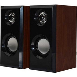E-1014 Ηχεία Υπολογιστή 2.0 6W Καφέ