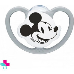 Nuk Perfect Match Air Ορθοδοντική Πιπίλα Σιλικόνης 6-18m Mickey Γκρι