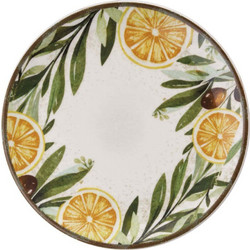 Hermia Lemon Πιάτα Γλυκού Πορσελάνης 19.3cm 6τμχ 471PST1126