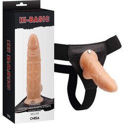 Chisa Novelties Hi Basic Hollow Harness Strap On με Dildo 19cm Flesh
