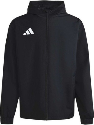 Adidas Ανδρική Ζακέτα Φούτερ με Κουκούλα και Φερμουάρ Μαύρη JZ9101