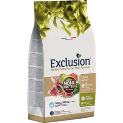 Exclusion Adult Small Breed Monoprotein with Lamb 500gr