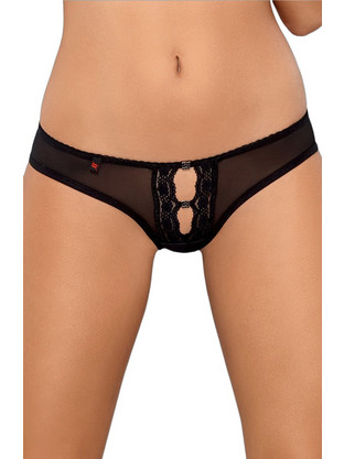 Obsessive Γυναικείο Sexy Slip με Δαντέλα Μαύρο 868PAN