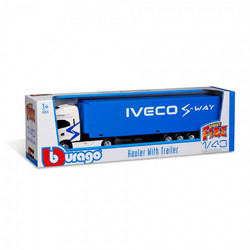 Bburago Iveco S-WAY Hauler with Trailer