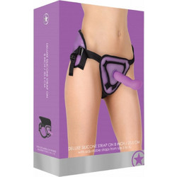 Ouch! Deluxe Harness Strap On με Dildo 20.5cm Μωβ