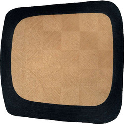 In The Box Flux Χαλί Τετράγωνο Καλοκαιρινό Γιούτα 200x200cm 034221 Μπεζ