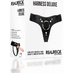 Shots Realrock Elastic Εσώρουχο Strap On Μαύρο