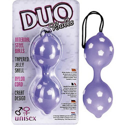 Duo Balls Unisex Κολπικές Μπάλες Μωβ