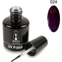 Amora 024 Purple Sparkle Ημιμόνιμο Βερνίκι Νυχιών 1ml
