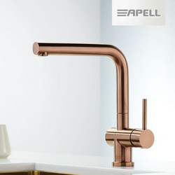 Apell AP6030-222 Μπαταρία Κουζίνας Πάγκου Διπλής Παροχής Ανάμεικτη Χάλκινη