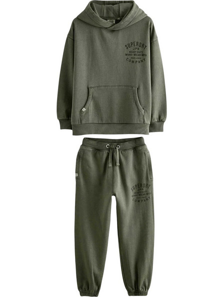 Superdry Παιδικό Σετ Φόρμας Χακί JRB10041A-I8F