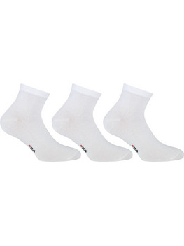 Fila Ανδρικές Κάλτσες Κοντές Λευκές 7Pack F1609-300